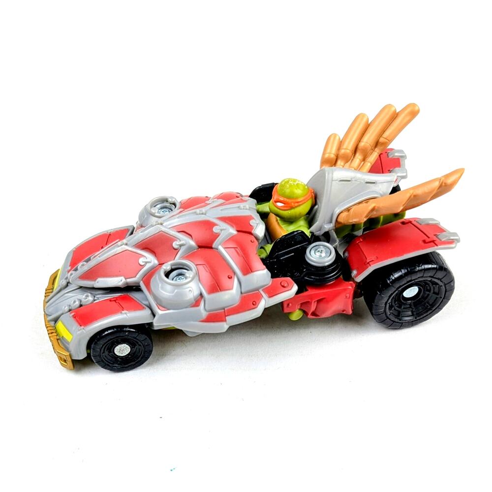 TMNT Mutations T-Machines Michelangelo Transforming Car Playmates 6.75"